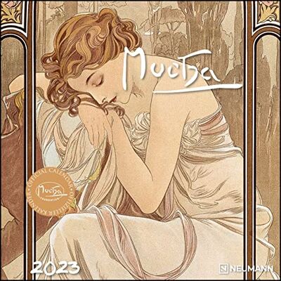 N NEUMANNVERLAGE Calendario 2023 da muro Mucha, 12 mesi, 30 x 30 cm (30 x 60 cm aperto) N NEUMANNVERLAGE Calendario 2023 da muro Mucha, 12 mesi, 30 x 30 cm (30 x 60 cm aperto)