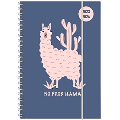 Alpha Diario Agenda Scuola Collegetimer 2023/2024, Settimanale, Spiralata, 15x21 cm, Llama, 224 Pagine Alpha Diario Agenda Scuola Collegetimer 2023/2024, Settimanale, Spiralata, 15x21 cm, Llama, 224 Pagine