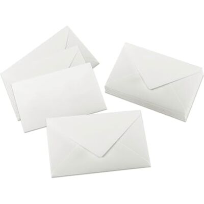 Sigel Buste 16,20 x 11,40 cm , carta bianca, senza finestra, C6, confezione da 24 Sigel Buste 16,20 x 11,40 cm , carta bianca, senza finestra, C6, confezione da 24