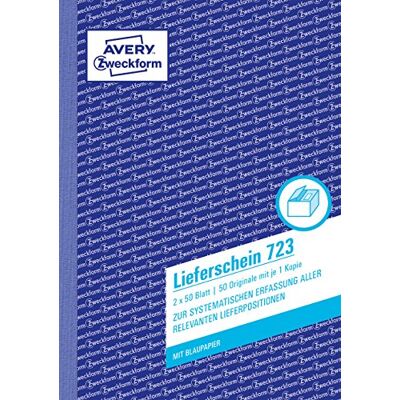 Avery Formularbuch Lieferschein, 2 X 50 Blatt Avery Formularbuch Lieferschein, 2 X 50 Blatt
