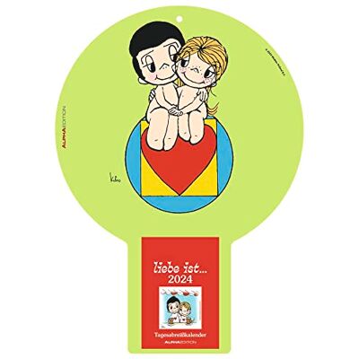 Alpha liebe ist... 2024 Tagesabreißkalender Rückwand 22,5x31,5 Block 8,1x10,6 Alpha liebe ist... 2024 Tagesabreißkalender Rückwand 22,5x31,5 Block 8,1x10,6