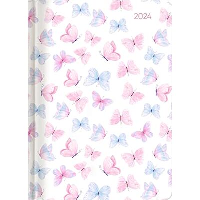 Alpha Agenda Settimanale Ladytimer Grande 2024, 15x21 cm, P. BUTTERFLIES, 128 pagine Alpha Agenda Settimanale Ladytimer Grande 2024, 15x21 cm, P. BUTTERFLIES, 128 pagine
