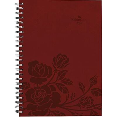 Alpha Agenda Settimanale Spiralata Nature Line 2024, 15x21 cm, FLOWER, 128 pagine Alpha Agenda Settimanale Spiralata Nature Line 2024, 15x21 cm, FLOWER, 128 pagine
