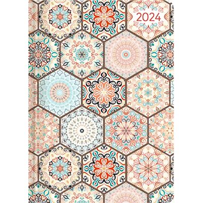 Alpha Agenda Settimanale Ladytimer 2024, formato tascabile 10,7x15,2 cm, ORIENTAL PATTERN, 192 pagine Alpha Agenda Settimanale Ladytimer 2024, formato tascabile 10,7x15,2 cm, ORIENTAL PATTERN, 192 pagine