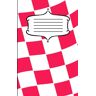 Wayne, Rose Notebook: Red Checkered Print   6” X 9”   75 Pages   Cute Office and School Supplies