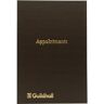 Exacompta Guildhall  Agenda per appuntamenti, 108 pagine, 298 x 203 mm, colore: Nero