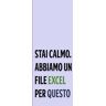 ART Stai calmo. Abbiamo un file Excel per questo: Quaderno divertente per un collega . Libro per appunti a righe , 120 pages A5