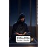 Olsen, Oliwier Pocket Calendar 2024-2026: Two-Year Monthly Planner for Purse , 36 Months from January 2024 to December 2026   Muslim man offering salah   Dark room   Light with sparkles   Night sky with stars