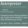 Angel, Aaliyah Interpreter Definition: Funny Gift Appreciation for Interpreter Coworker Office Boss Team Work   Cute Funny Blank Lined Interpreter Notebook   Personalized Journal With Definition for Interpreter.