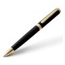 MOWOT Lussuosa penna a sfera, incomparabili penne pronunciate con oro 24 carati, un design preciso sui lati del portapenne pulito, una custodia in pelle in tullengster (nero)