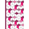 Sharon, Meshell Fuchsia Geometric Journal Notebook: To Do List, Gratitude Journal, Lined Journal Book, Back To School Supplies, Gift For Planners, US Letter 5.5x8.5