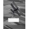 Publishing, Callsign Composition Notebook: Monochrome Biplane Over Fields Cover   College Ruled Lined Journal for School, College or Work