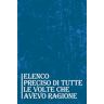 Bouihrroutn, Marco Elenco Preciso Di Tutte Le Volte Che Avevo Ragione: Una simpatica idea per regalare il quaderno come piccolo regalo non vincolante ad un caro amico   ...   121 pagine – Formato "15,24 cm x 22,86 cm