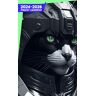 Carey, Bartosz Pocket Calendar 2024 2026: Three-Year Monthly Planner for Purse , 36 Months from January 2024 to December 2026   Black and white cat   Doomslayer power armor robot