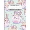 kris pstore, Olivia Composition Notebook Wide Ruled: Cute kawaii Cats, Composition Book, 7.5 x 9.25 Inches, 110 Pages, Wide Rule, Pastel Notebook, Pink Color, Notebook for Teen Girls and Women, School And Office Supplies