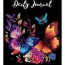 Choi, Katie Butterfly Daily Journal: 160 Pages Lined Hardcover Notebook for Writing