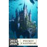 Barlow, Natalie Pocket Calendar 2024 2026: Three-Year Monthly Planner for Purse , 36 Months from January 2024 to December 2026   Big castle   Ocean   Fish   Water plants