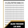 Parker Blood Pressure Log Book: Simple Diary and Easy Daily Log Readings Journal to Track your BP and Pluse Rate with Space for Notes
