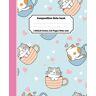 kris pstore, Olivia Wide Ruled Composition Notebook: Cute kawaii Cats, Composition Book, 7.5 x 9.25 Inches, 110 Pages, Wide Rule, Pastel Notebook, Pink Color, Notebook for Teen Girls and Women, School And Office Supplies