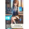 Knox, Mariah Pocket Calendar 2024 2026: Three-Year Monthly Planner for Purse , 36 Months from January 2024 to December 2026   Anime waifu style   Teen schoolgirl   Hyperdetailed painting