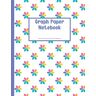 Murphy, Akina A cute graph paper notebook large size 8.5 x 11 inches, floral journal: 5x5 quad ruled squared paper notebook, notes, math, science, teens and adults