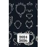 Valdez, Adem Pocket Calendar 2024-2026: Two-Year Monthly Planner for Purse , 36 Months from January 2024 to December 2026   Vintage corner frames