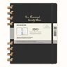 Moleskine Agenda Mensile 2022 Agenda Mensile 12-Mesi, Agenda Mensile con Copertina Rigida, Formato XL 19 x 25 cm, Remake Midnight