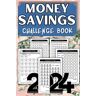 PUBLISHED, OUTHALL 2024 money savings challenges book: 117 pages of a savings tracker are included in a money-saving book that includes a weekly, monthly, and annual cash budget planner.