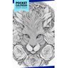 Davidson, Joan Pocket Calendar 2024 2026 With Moon Phase: Three-Year Monthly Planner for Purse , 36 Months from January 2024 to December 2026   Mandala animals ... Black and white   Coloring book illustration