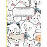 kris  pstore, Olivia Wide Ruled Composition Notebook: Cute kawaii Cats, Composition Book, 7.5 x 9.25 Inches, 110 Pages, Wide Rule, Pastel Notebook, Yellow Color, Notebook ... Girls and Women, School And Office Supplies