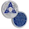 AtSKnSK 3 Anni Sobriety Chips AA Coin Alcolisti Medaglione Anonimo Sobriety Regali per Uomini Donne Chip di Recupero Anniversario Token