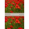 Cheshire, Nina Remembrance Day Lined Notebook 6 x 9": Poppy Notebook   Cream Paper   120 Pages