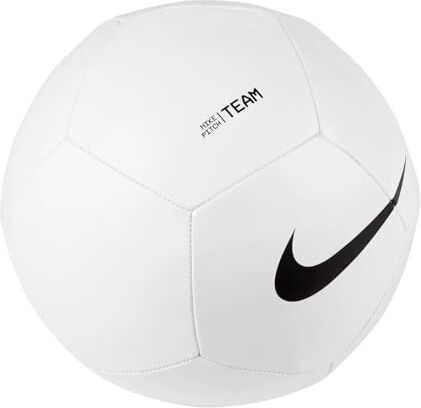 Nike -100 Pitch Team Pallone da calcio ricreativo Unisex Adulto WHITE/BLACK Taglia 4