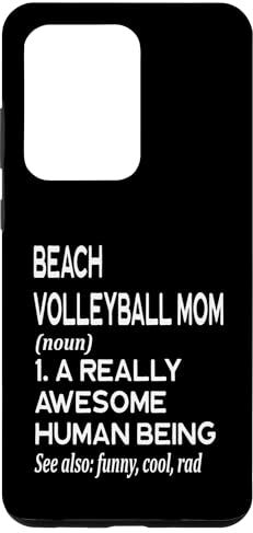 Funny Mother's Day Definition for Women Moms by RJ Custodia per Galaxy S20 Ultra Definizione mamma Beach Volley Pallone da pallavolo