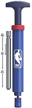 Wilson NBA DRV PUMP KIT pompa a sfera set, incluso manometro e 3 aghi, plastica, blu