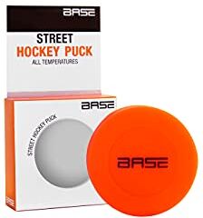 Base Puck I per Tutti i Rivestimenti e Le Temperature, Bambini e Adulti, Hockey in Linea e Street, Unisex, Colore: Arancione, 7,5 cm