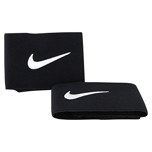 Nike Guard Stay Ii, Fascette Da Calcio Uomo, Bianco-nero, 1SIZE