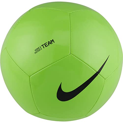 Nike Pitch Team, Ball Unisex Adulto, Verde Elettrico Nero, 5