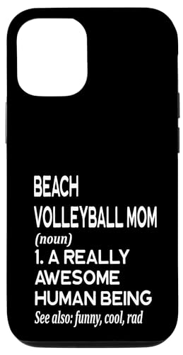 Funny Mother's Day Definition for Women Moms by RJ Custodia per iPhone 14 Definizione mamma Beach Volley Pallone da pallavolo