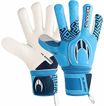 HO Soccer Ultimate One Negative Blue Guanti da portiere, Unisex Adulto, Blu/Bianco, 10,5