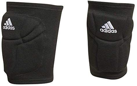 adidas unisex-adult Elite Knee Pad Black/White Large