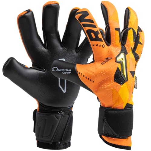 Rinat Guanti da portiere Meta Tactik GK Alpha Adulto Arancione Taglia 10