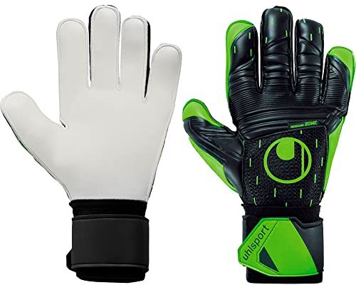 Uhlsport Classic Soft Advanced Guanti portiere calcio per bambini e adulti, guanti da calcio con fissaggio al polso Tessuto traspirante