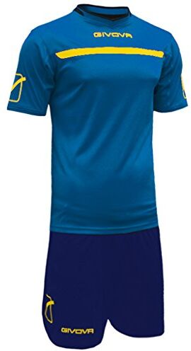 GIVOVA , Kit One Unisex – Adulto, Azzurro/Giallo Fluo, XL