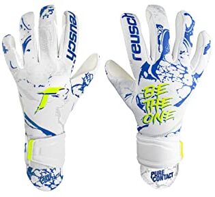 Reusch Guanti da portiere Pure Contact Silver Junior con ottima presa e cucitura interna