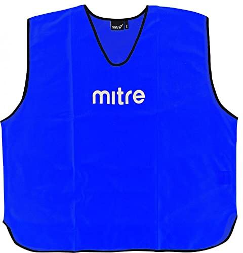 Mitre Soccer, 25 pettorine da calcio, Blu, senior