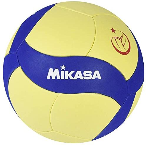 MIKASA VS123WL Pallone Volley Under 13, Blu/Giallo