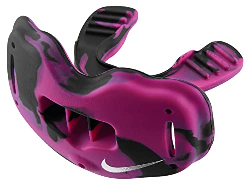 Nike Alpha Lip Protector Paradenti da calcio, colore: rosa   nero   bianco