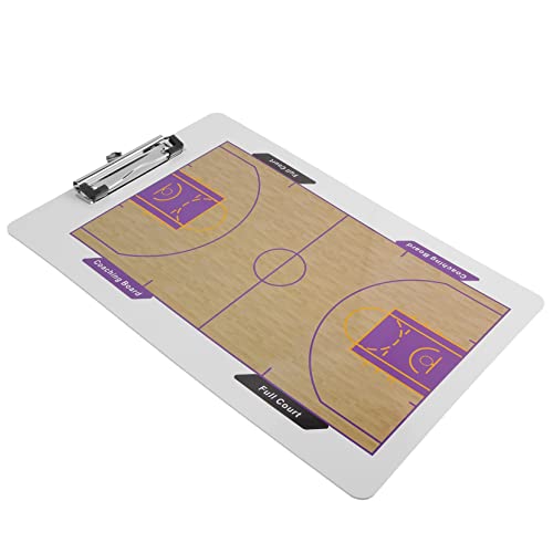 Unomor 1 Set tabellone tattico da basket lavagna portatile lavagnette magnetiche tabellone per allenatori di basket a doppia faccia lavagne per tecniche pallacanestro regali di basket pvc
