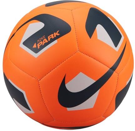 Nike PARK Pallone da calcio ricreativo Unisex ORANGE/BLACK Taglia 5